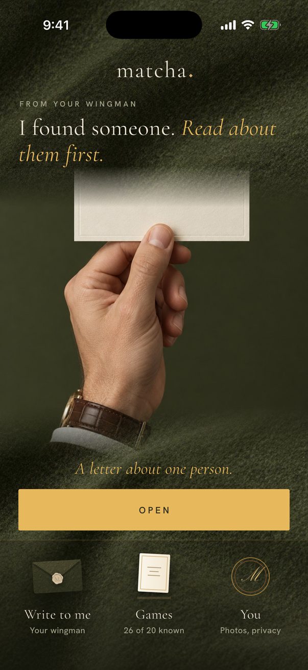 A letter about one person